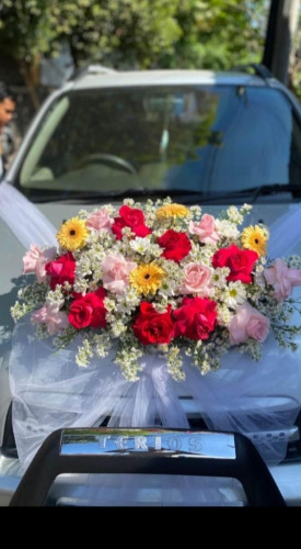 Bunga Hias Mobil Pernikahan