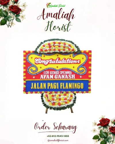 Bunga Papan Congratulation di Bukit Tunggal Palangkaraya